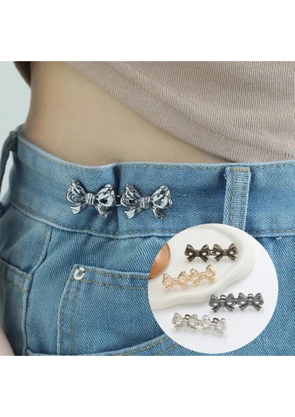 Gold Pantolon Beli Daraltma Aparatı, Broş, Kurdele Kemer, Fiyonk Kemer, Gold Fiyonk Daraltma Çıtçıtı