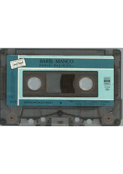 Barış Manço – Darısı Başınıza – Kaset – 1989 – Koleksiyon Ürünü indirimleri