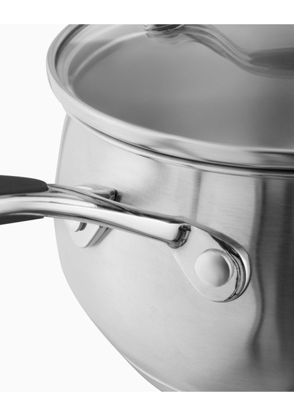 Avery Sos Tenceresi - Çelik - 16 cm