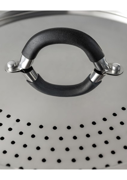 Madeline Derin Tencere - Çelik - 24 cm