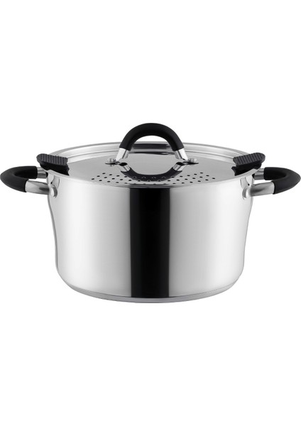 Madeline Derin Tencere - Çelik - 24 cm