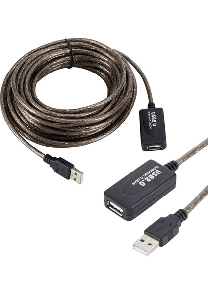 USB 2.0 Extension Kablo Güçlendirilmiş USB 2.0 Extension Kablo 10M fiyatları