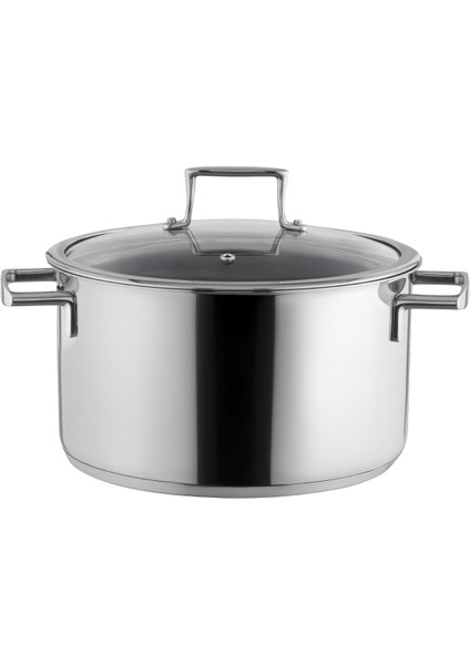 Elena Derin Tencere - Çelik - 24 cm