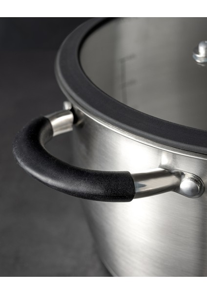 Colin Derin Tencere - Çelik - 24 cm