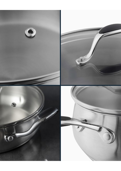 Avery Kısa Tencere - Çelik - 24 cm fırsatları