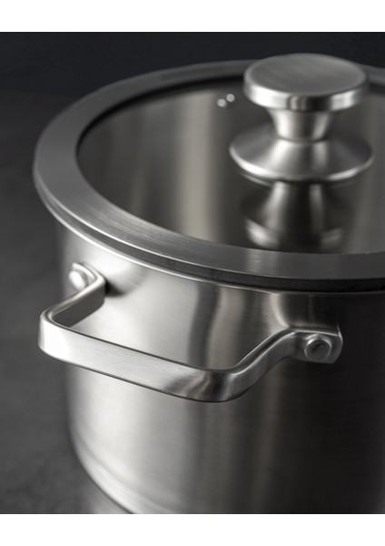 Raye Derin Tencere - Çelik - 22 cm