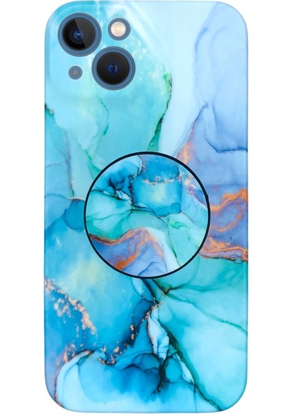 iPhone 13 Turkuaz Mermer Görünümlü Kılıf modelleri