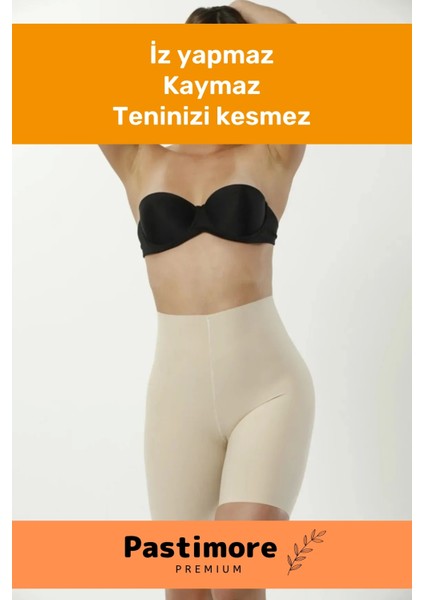 Özel Üretim Iz Yapmayan Kesmeyen Şekillendirici Dayanıklı Lazer Kesim 2 Beden Incelten Hayalet Korse fırsatları