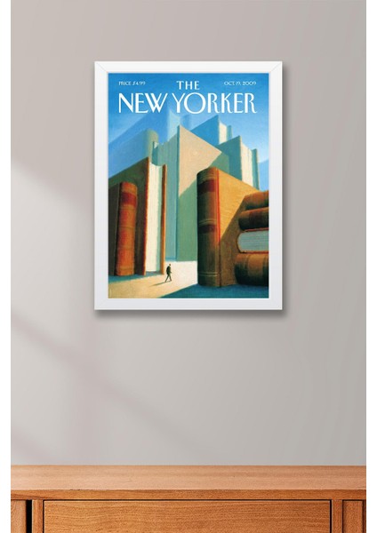 The New Yorker Çerçeveli Tablo October 19 2009 - Kitaplar Tablosu fiyatları