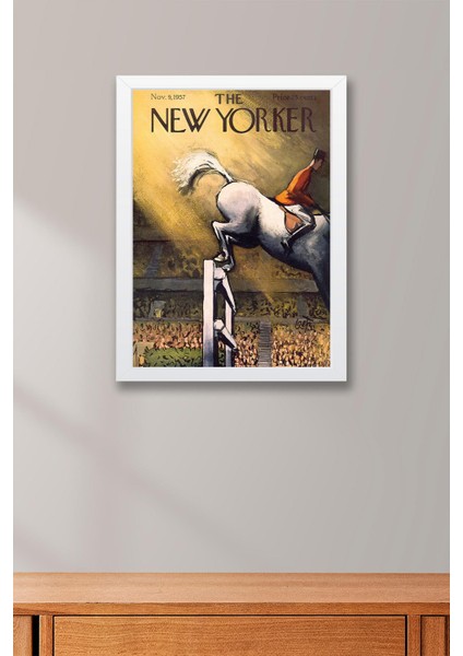 The New Yorker Çerçeveli Tablo October 15 1955 - Balerin Tablosu fiyatları