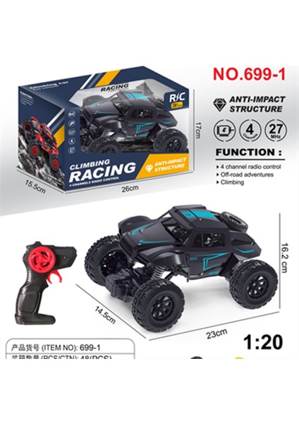 Pfk Uk/ff Şarjlı Climbing Racing Araba