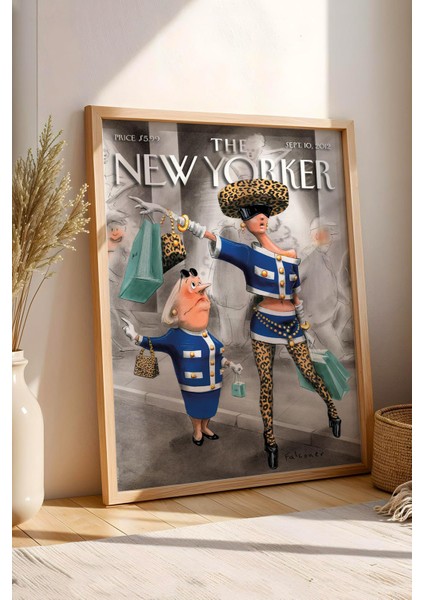 The New Yorker Çerçeveli Tablo September 10 2012 - High And Low