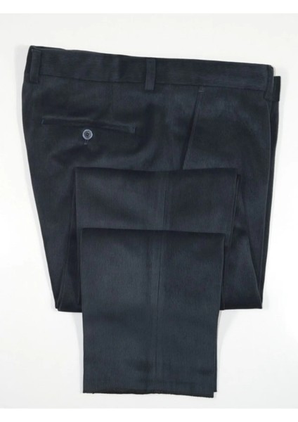 Classic Regular Erkek Kadife Pantolon Büyük Beden Klasik Rahat Kalıp Naba Kadife