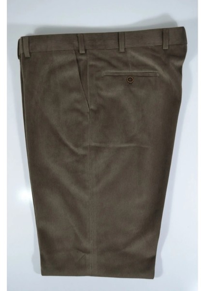 Classic Regular Erkek Kadife Pantolon Büyük Beden Klasik Rahat Kalıp Naba Kadife modelleri