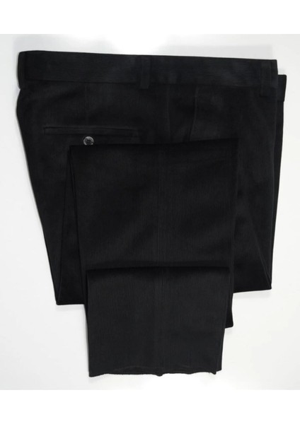 Classic Regular Erkek Kadife Pantolon Büyük Beden Klasik Rahat Kalıp Naba Kadife