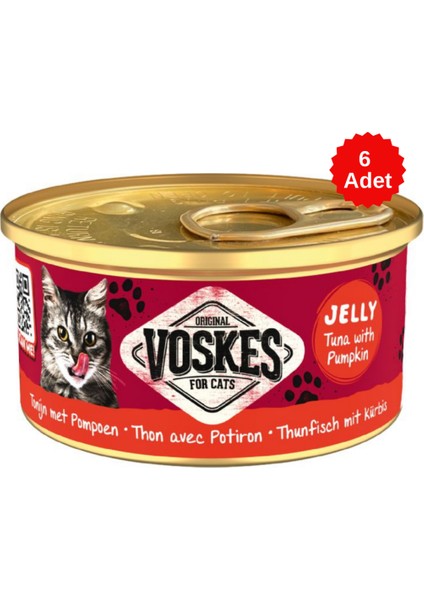 Ton Balıklı ve Balkabaklı Kedi Konservesi 85 gr 6 Adet