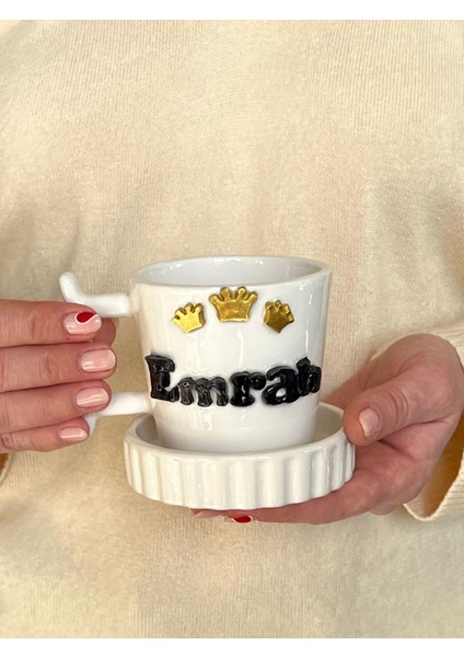 3 Taçlı Isimli Kupa Fincan Mug fiyatları