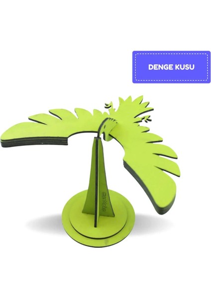 Denge Kuşu Kendin Yap Ahşap Oyuncak Stem-A Eğitimi Seti
