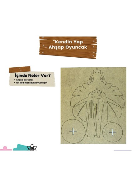 Denge Kuşu Kendin Yap Ahşap Oyuncak Stem-A Eğitimi Seti indirimleri