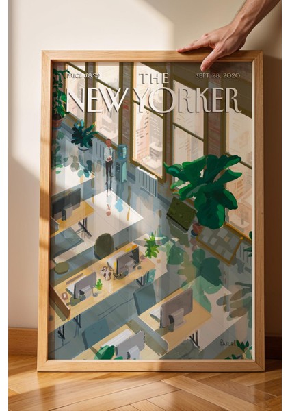 The New Yorker Çerçeveli Tablo September 28 2020 - Ofis Tablosu fiyatları