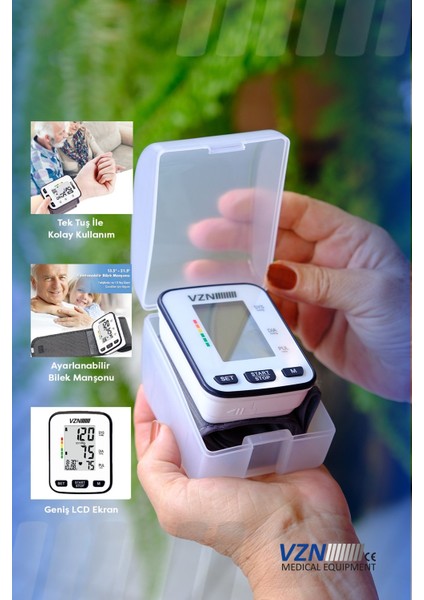 Vzn Bilek Tipi Türkçe Konuşan Otomatik Dijital Tansiyon Aleti fırsatları