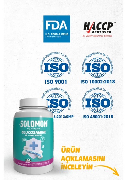 Glucosamine Tablet (Kedi ve Köpekler Için Kemik ve Kas Destekleyici Takviye 75 Tablet) modelleri