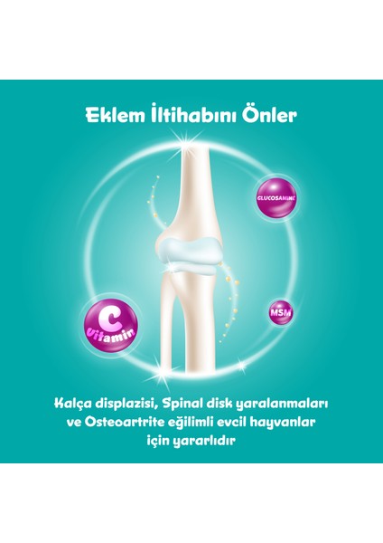 Glucosamine Tablet (Kedi ve Köpekler Için Kemik ve Kas Destekleyici Takviye 75 Tablet) indirimleri
