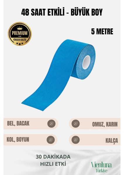 birinci sınıf büyük boy hızlı etki esnek omuz 5cmx5m ısıı bandı