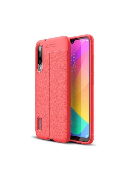 Xiaomi Mi A3 Kılıf Deri Görünümlü Yüksek Kaliteli Premium Silikon Kapak Rcv/niss