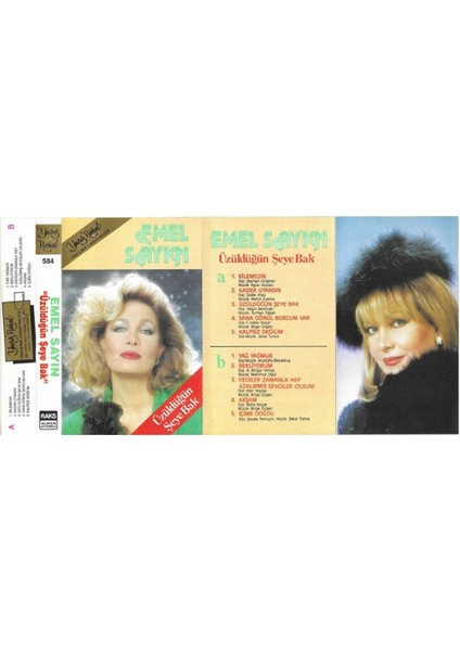 Emel Sayın – Üzüldüğün Şeye Bak – Kaset – 1990 – Koleksiyon Ürünü modelleri