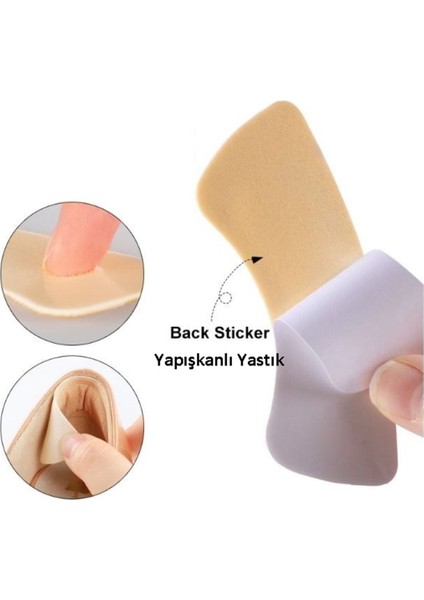 1çift Siyah Ortopedik Topuk Ekleme Yüksek Topuklu Ayakkabı Topuk Vurma Önleyici Koruyucu Yastığı Ped indirimleri