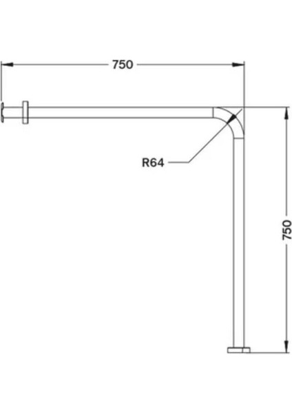 Engelli Tutunma Barı Tutamağı L Tutamak Paslanmaz Çelik 304 Krom fiyatları