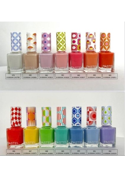 Oje Yaz Yeni Renkler Summer 14 Lü Set
