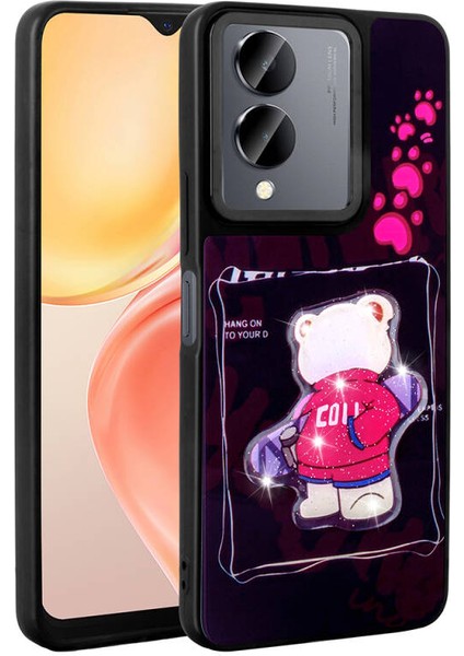 Vivo Y36 5g Kılıf Hayvan Figürlü Sert Silikon Kapan Rcv / Amas