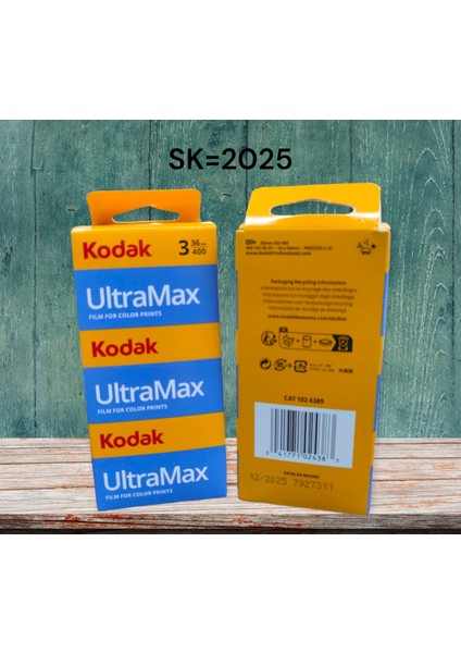 Ultramax 400 Renkli Negatif Film (Iso 400), 35 Mm, 36 Çekim