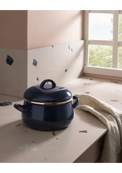 Montferry Tencere - Lacivert - 16 cm