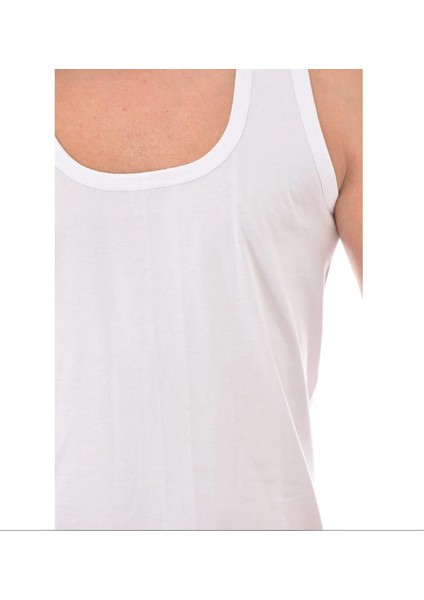 Erkek Penye Atlet %100 Pamuk 6'lı Paket-Beyaz modelleri