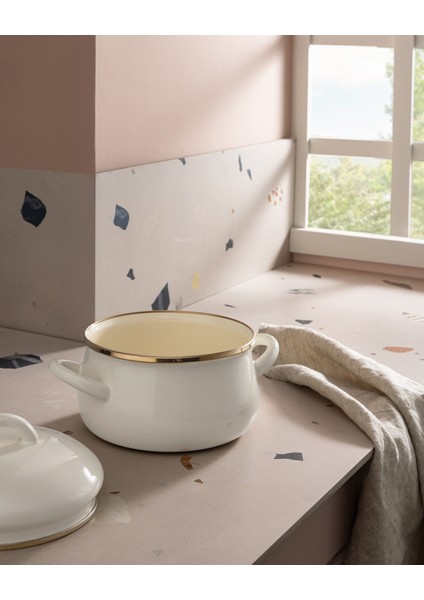 Montferry Tencere - Beyaz - 16 cm modelleri