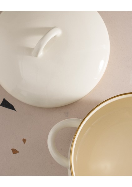 Montferry Tencere - Beyaz - 16 cm