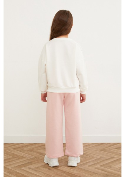 Kurdele Detaylı Beli Lastikli Kız Çocuk Takım indirimleri