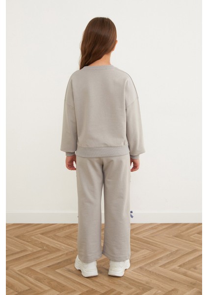 Kelebek Nakışlı Kurdeleli Kız Çocuk Takım indirimleri