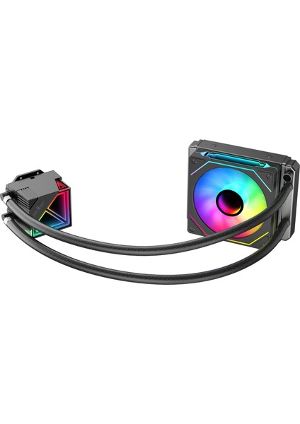 Lugis JDC120 Argb 120MM Sıvı Işlemci Soğutucu Am5 ve LGA1700 Uyumlu