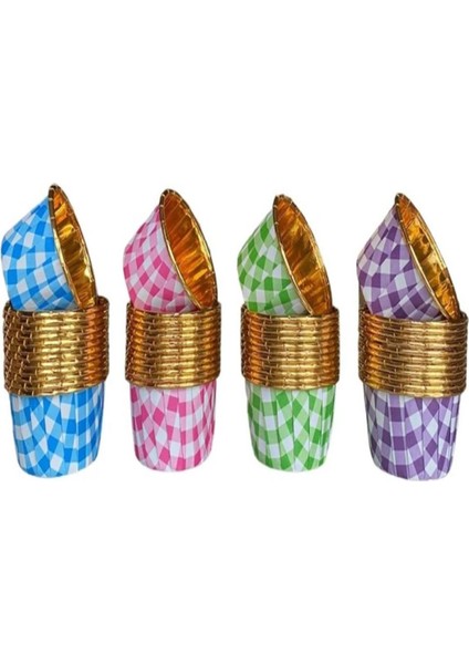 Nerox Muffin Kek Kalıbı Gold Mini Nrx 0835