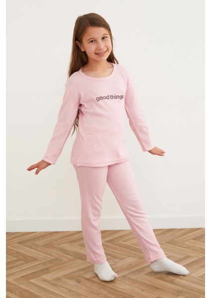 Good Things Baskılı Kız Çocuk Pijama Takımı fiyatları