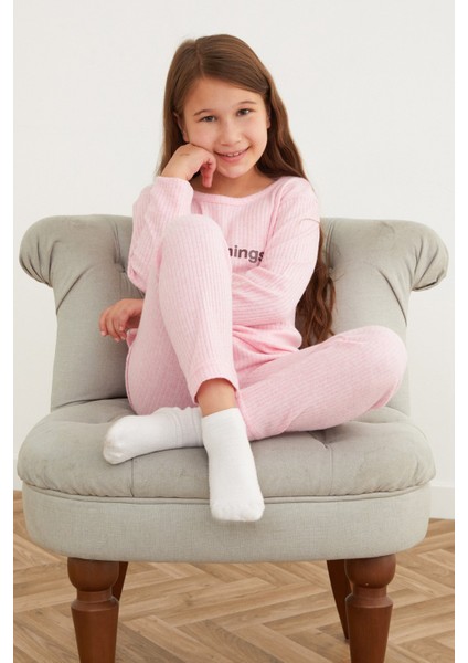 Good Things Baskılı Kız Çocuk Pijama Takımı fırsatları