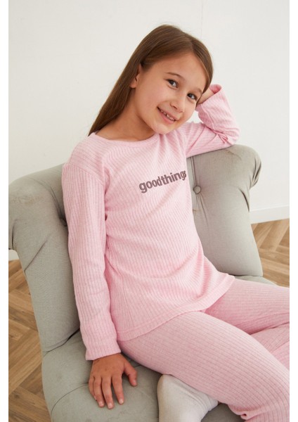 Good Things Baskılı Kız Çocuk Pijama Takımı indirimleri