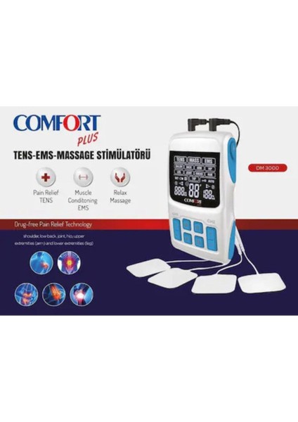 Comfort Dm 3000 Dijital Masaj/ems/tens Cihazı Aleti