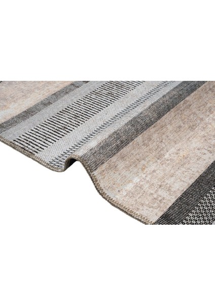 Arnhem Etnik Bej Polyester Dikdörtgen Modern Desenli Pamuk Makinada Yıkanabilir Hav Toz Vermez Leke Tutmayan Kaymaz Taban Dijital Makine Baskı Salon Yolluk Mutfak Halı fırsatları