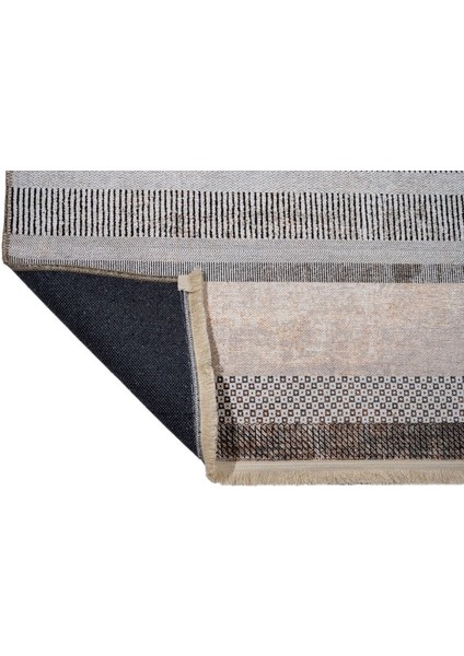 Arnhem Etnik Bej Polyester Dikdörtgen Modern Desenli Pamuk Makinada Yıkanabilir Hav Toz Vermez Leke Tutmayan Kaymaz Taban Dijital Makine Baskı Salon Yolluk Mutfak Halı indirimleri