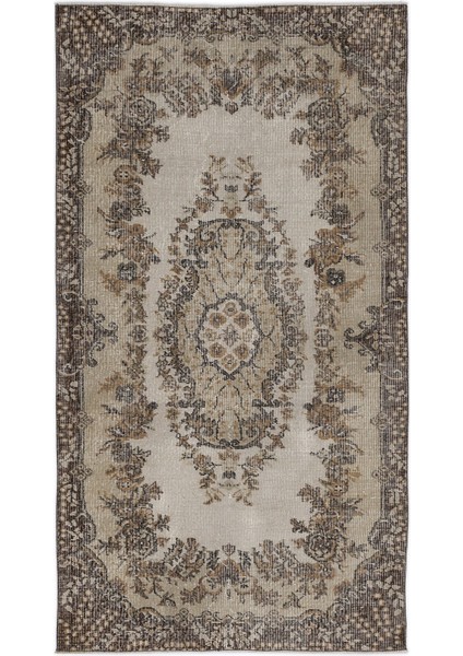 Atina Bej Eskitme Yün Modern Desenli Yün Hav Toz Vermez Leke Tutmayan Salon Yolluk Mutfak El Dokuma Halı